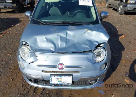 2015 Fiat 500 Lounge из США, поврежденный, VIN 3C3CFFCR1FT620574